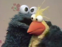 Cookie Monster & Little BirdSesame Street sketch