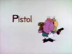P pirate pistol