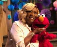 Patti LaBelle and Elmo