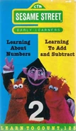 Sesame Street Early Learners - Learning About Numbers and Learning to Add and Subtract1991 VC 1216