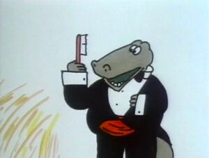 Artist  supplies the first of his animated segments this season, including the "