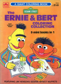 The Ernie & Bert Coloring Collection Golden 1985