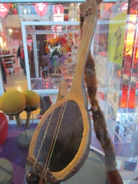 Gobo's guitar on display