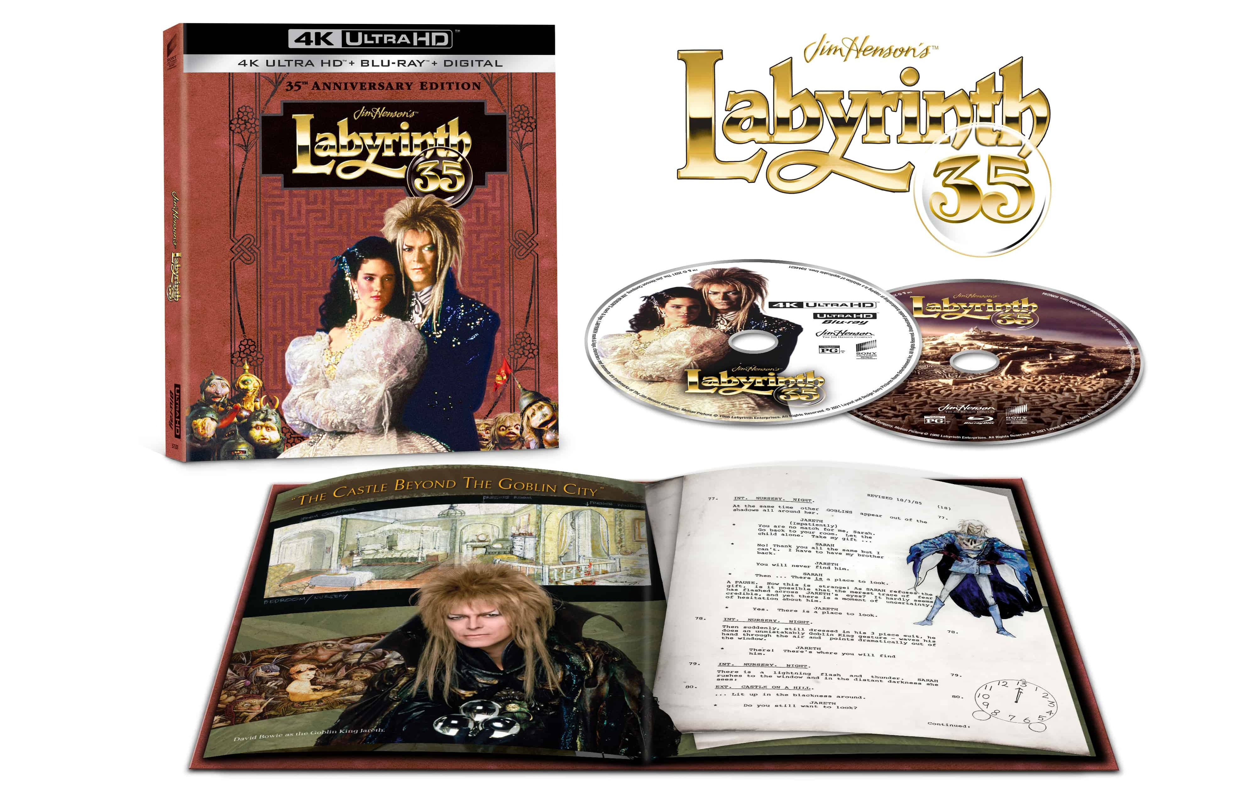 Labyrinth (1986) VHS Video Cover Art