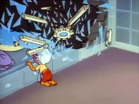 ...and destroying the Nursery's window