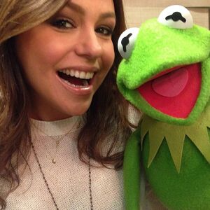Rachael Ray and Kermit March 2014