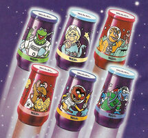 Kermit, Piggy, Fozzie, Rizzo, Animal, GonzoMuppets in Space Welch's Jelly Jars (1998)