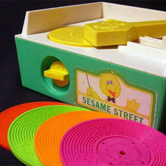 Sesame Street Music Box Record Player 