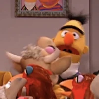 Bert & a cow"Guess What's Next" sketch