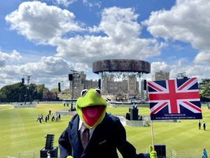 Kermit coronation concert flag