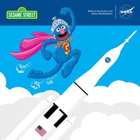 July 8, 2015 "Sesame Street's Super Grover is pretty fast when he flies through the sky. We have to be faster to break away from earth’s gravity."