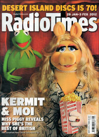 Miss Piggy on the cover of Radio Times (UK) (2012)