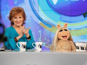 Behar with  on The View in 2016