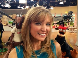 Jennifer Coffey with Rizzo and Pepe