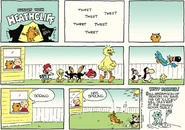 Heathcliff051516.jpg (193 KB) The May 15, 2016, strip features a cameo by Big Bird.