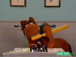 Healthy Moment: Buster Brushes his Teeth
