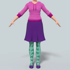 Miss Nanny character model