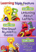 DVD2010 Warner Home Video Triple feature with Learning About Letters and The Great Numbers Game