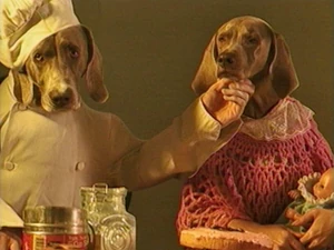 Wegman's dogs reenact the rhyme.