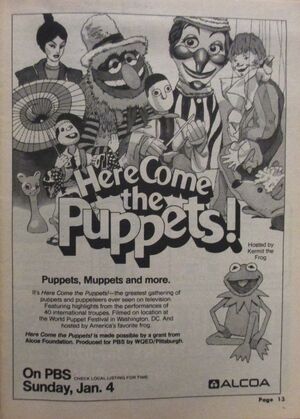 Herecomethepuppetsadtvguide