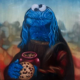 "Cookie Mona-Ster" by Timothy Gatenby for "Sesame Street: Magical Art World"[1]