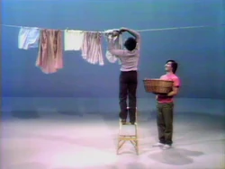 David Luis clothesline