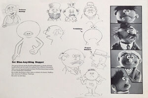 Fat Blue Anything Muppet from "The Muppet Character Guide" (1973)