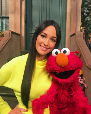 Kacey Musgraves and Elmo