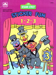 Sticker Fun: 1-2-3 Joan Corbitt Golden Books 1991