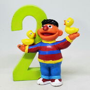 Ernie with 2 ducks