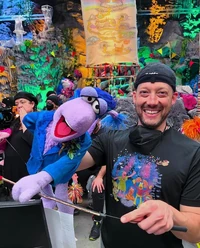 John Tartaglia with Barry Blueberry