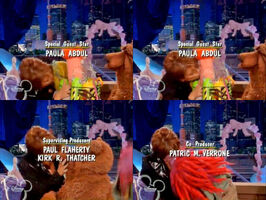 Paula Abdul, Bunsen, Beaker, Bobo, & CliffordMuppets Tonight episode 206