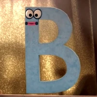 letter B in Kinect Sesame Street TV