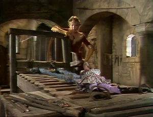 Gonzo enjoying the rack in The Muppet Show episode 323.