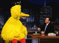 Big Bird and Oscar on Jimmy Kimmel Live, November 4
