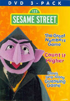 DVD2010 Warner Home Video 3 disc set with Count It Higher: Great Music Videos from Sesame Street and The Great Numbers Game