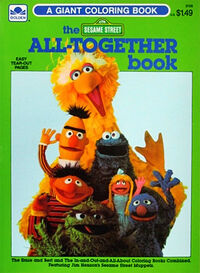 The Sesame Street All-Together Coloring Book Michael Smollin 1984 (reprint)