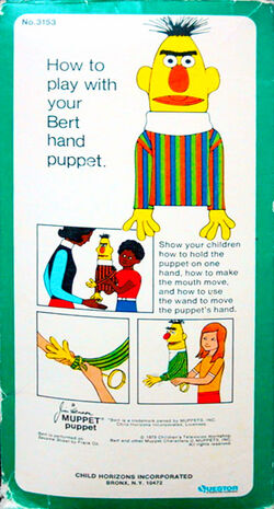 Bert and ernie hand puppets outlet