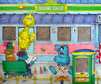 Sesame Street puzzle c. 1970's