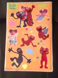 Glow-in-the-dark stickers included with DVD
