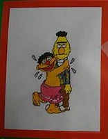 Permin-Bert-Ernie.jpg (8 KB) Bert & Ernie No.12-0434(14CMx18CM)