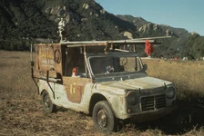 Gonzo driving his plumbing truck in The Muppet Movie
