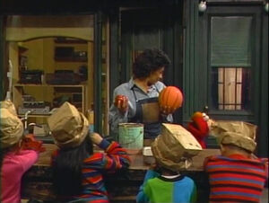 Elmo compiles an "alphabet collection" with a lot of help from his friends.