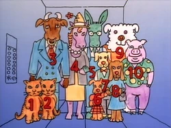 "Animal Elevator" (First: Episode 2523)