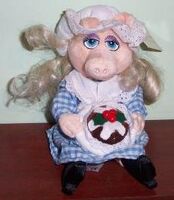 10" Plush Miss Piggy as Emily Cratchit beanbag