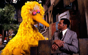 James Earl Jones and Big Bird