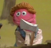 as a child in a Sesame Street News Flash segment performed by Jerry Nelson