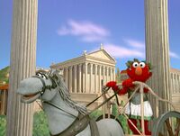 Roman Elmo's World: Getting Dressed