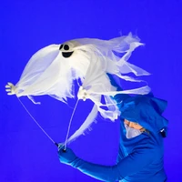 Peter Linz performing a ghost for Muppets Haunted Mansion