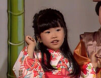 Kaguya-Hime as a baby in the school play